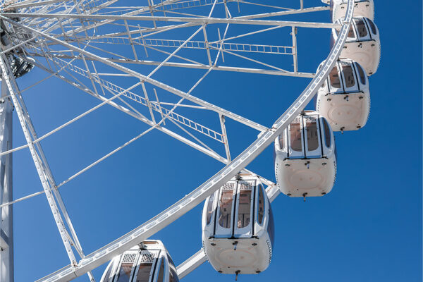 ferris wheel up close